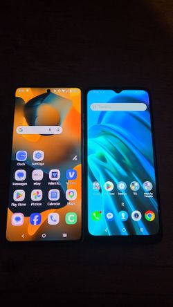 Two Android Smartphones Lot