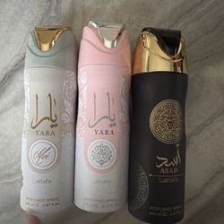 Lattafa Perfume Spray Bundle Yara And Asad 6.67fl Oz