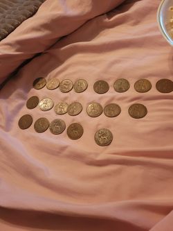 20 British Pennies 1916/1949