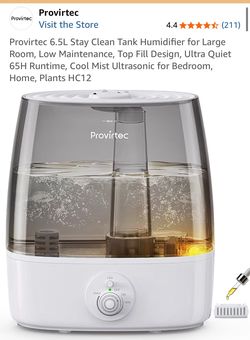 PROVIRTEC new 6.5 L humidifier for large room