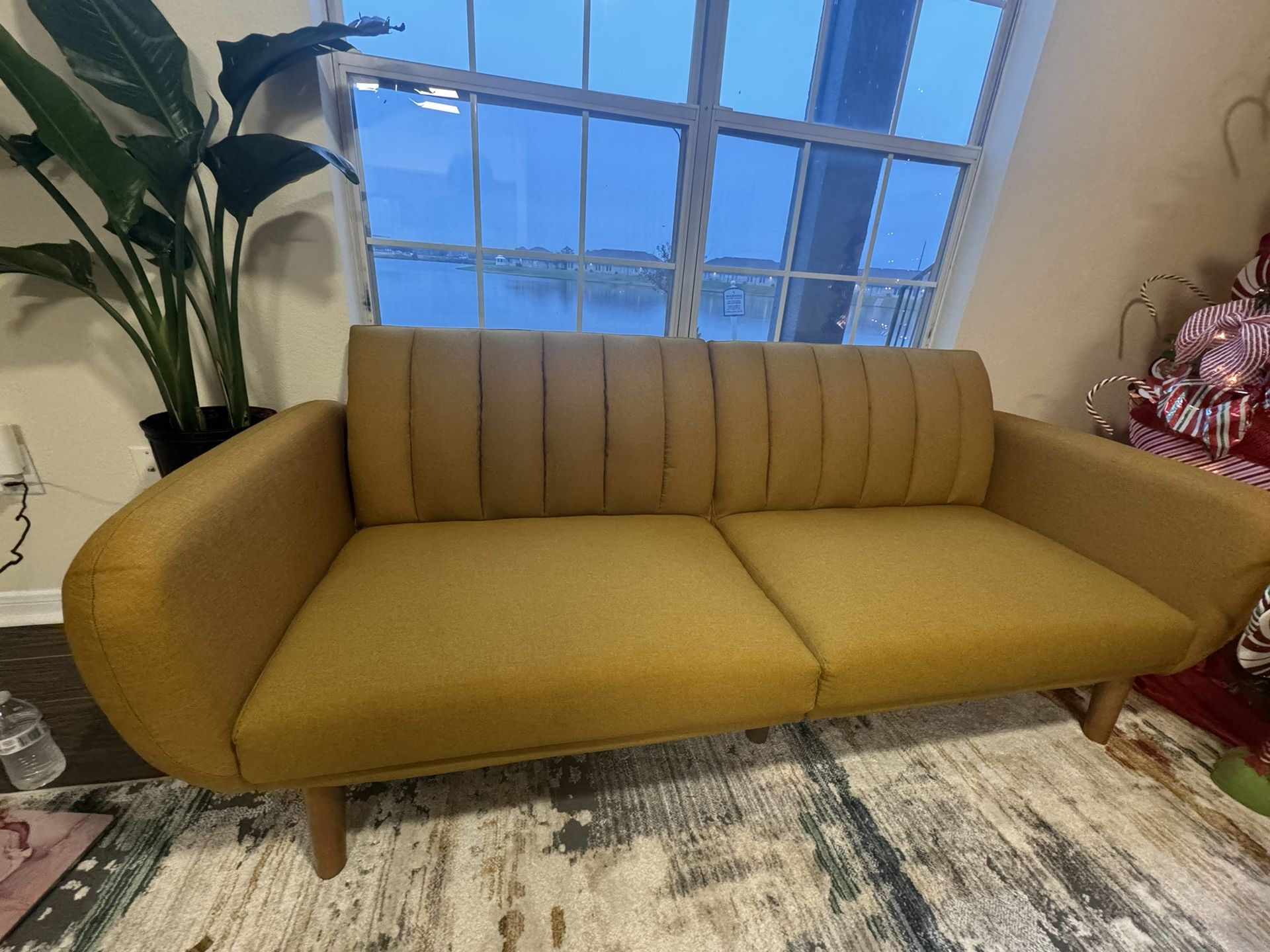 Mustard Yellow Futton Couch