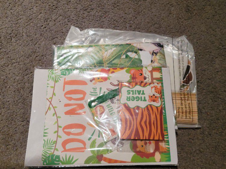 Jungle Theme Baby Shower Items/Bingo Games/Party Items