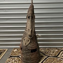 Papua New Guinea Kanganaman Tumbuan Woven Dance Mask