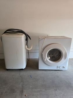 Compact washer and dryer.