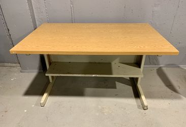 Large Wood/Metal Desk