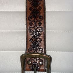 Vintage Genuine Leather Abercrombie & Fitch Belt Size Medium