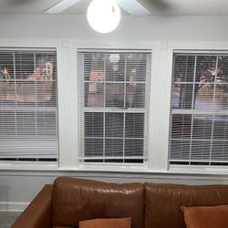 New Levolor Trim+Go 1” Slat 35” x  52” Cordless Vinyl Room Darkening Mini Blinds