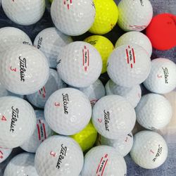 50 Used Titleist TruFeel Balls In Excellent Condition 