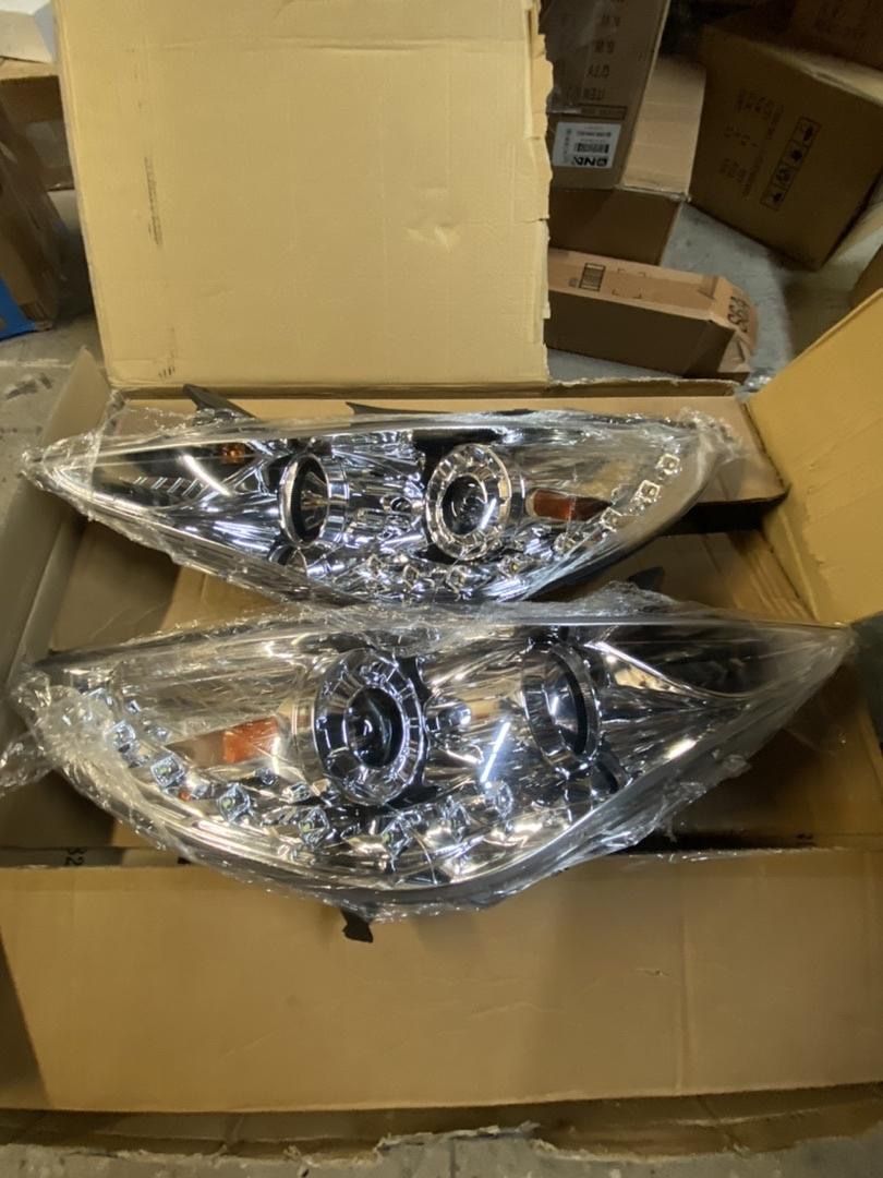 Hyundai Sonata 11-14 LED CHROME clear lens Projector HEADLIGHTS  Hyundai Sonata 11-14 LED CROMADO lente transparente Proyector FAROS