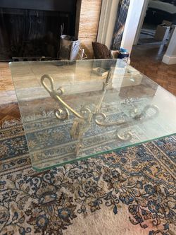 Glass coffee table for sale