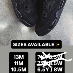 Jordan 4 Black Cats