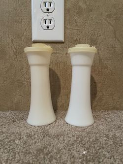Vintage Tupperware salt & pepper shakers