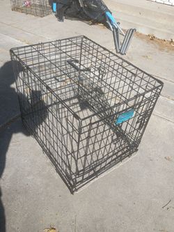 Foldable Dog Crate - New. with Brand New Carpet - never used