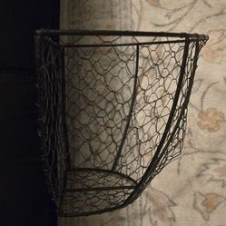 Metal Black Basket