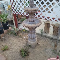 Tall Concrete Water Foundtain 