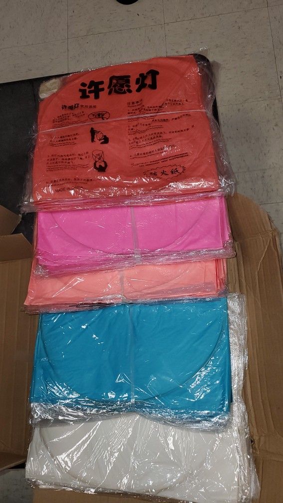 5 Colors Oriental Paper Lanterns About 45 Of Them