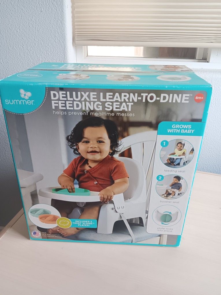Summer, Deluxe Learn To Dine Feeding Seat, Feeding Booster Seat