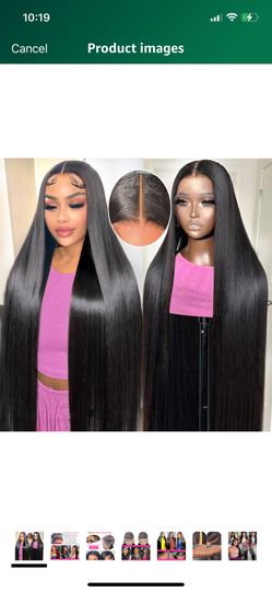 28inch Straight Black Wig