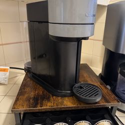 Nespresso Machine + Pod Holder – Great Condition!