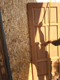 Wood door