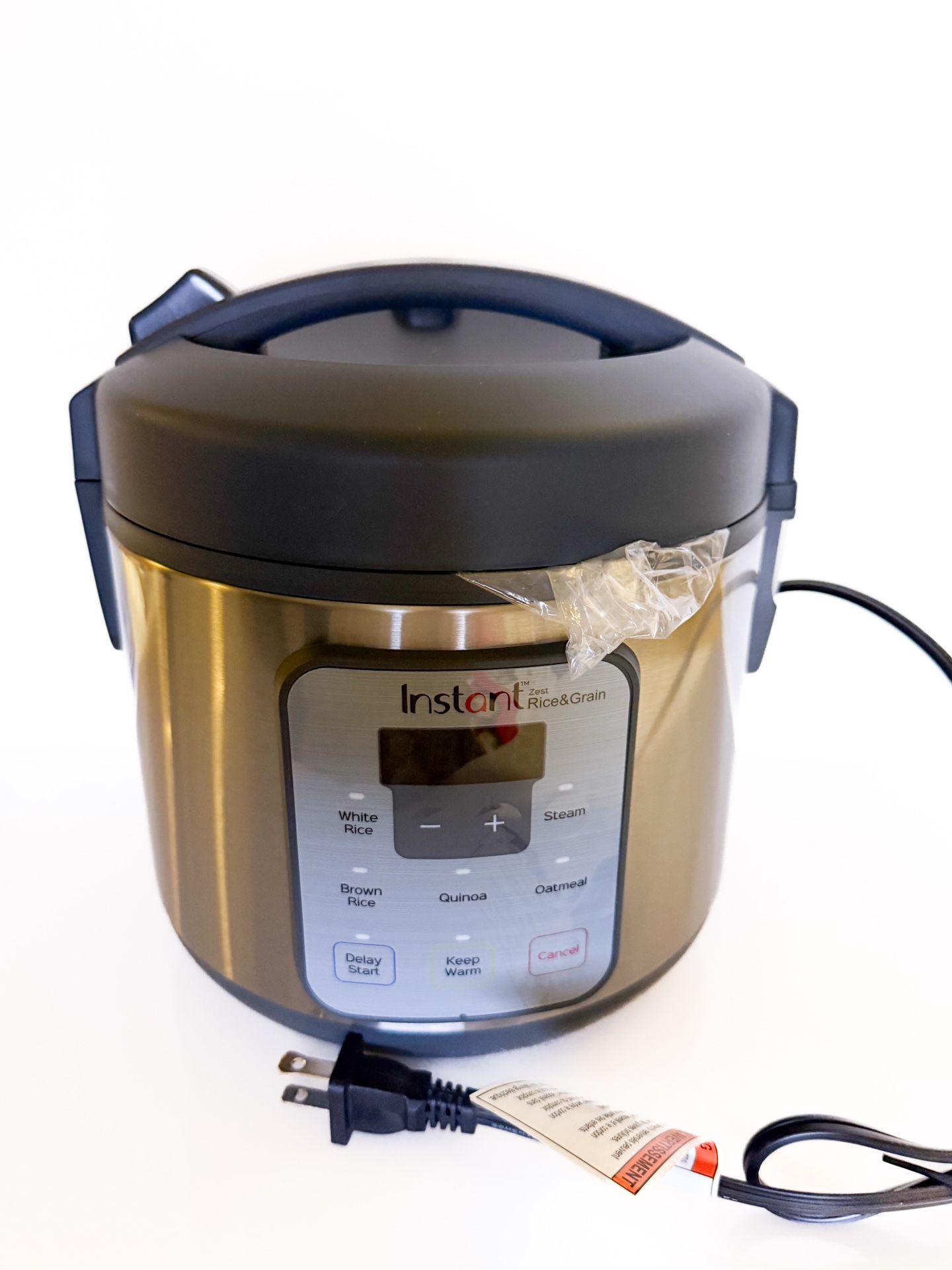 Instant Pot Zest 8 Cups Rice Cooker and Grain Makers large capacity never used