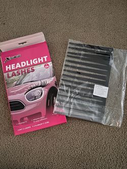 Car Headlight Lashes - Universal Fit (Black 2-Pack)