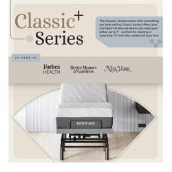 Sven & Son adjustable/massaging Bed Frame & Mattress