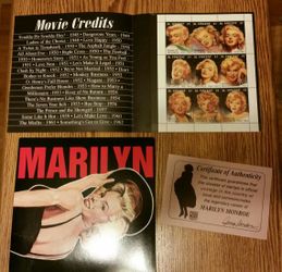Marilyn Monroe stamp set