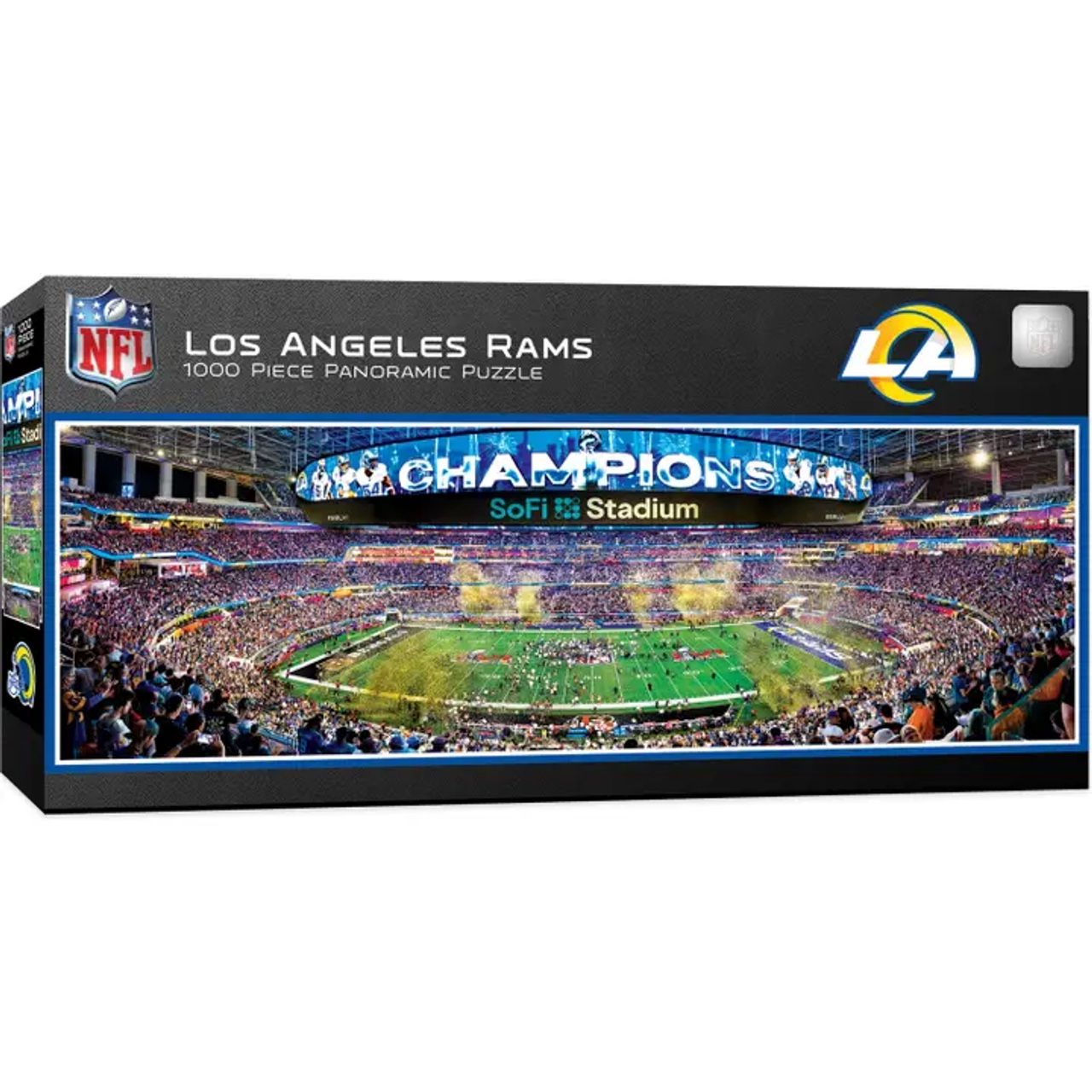 Los Angeles Rams Championship 1000 Piece Panoramic Puzzle - Center View