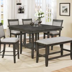 Fulton Gray Counter Height Dining Set