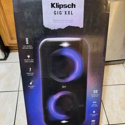 Klipsch GIG • XXL High-Power Portable Party Speaker | Massive Bass, RGB Lighting, Bluetooth Audio