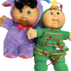 VINTAGE 1978 Xmas CPK Doll And 2021 Tickle Me CPK Doll (Lot Of 2) *READ*