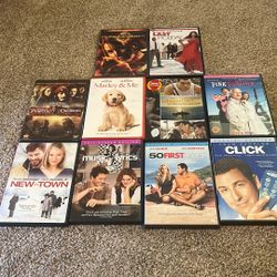 Ten DVDs