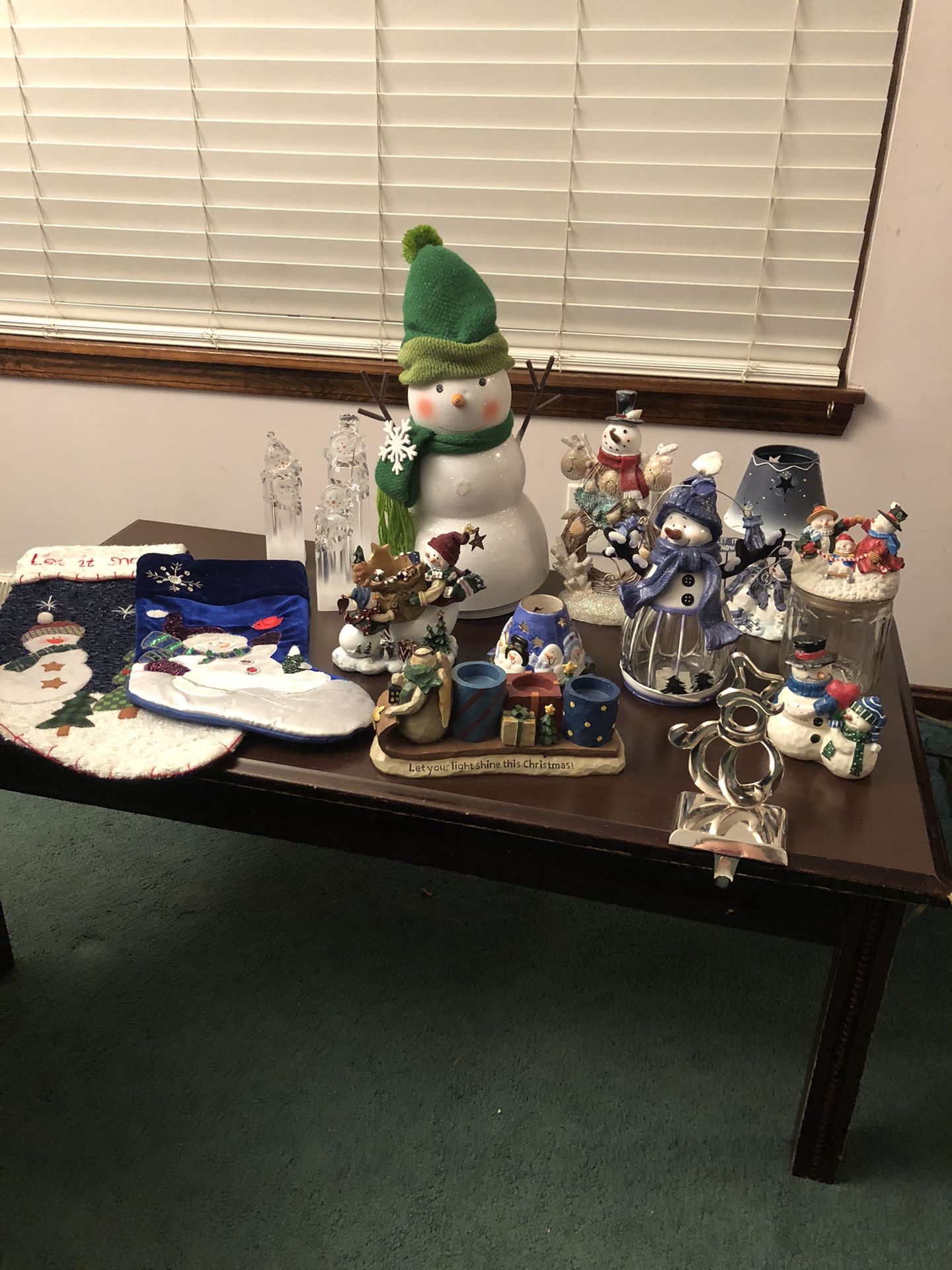 Lot of Snowman Decor -$50 for All