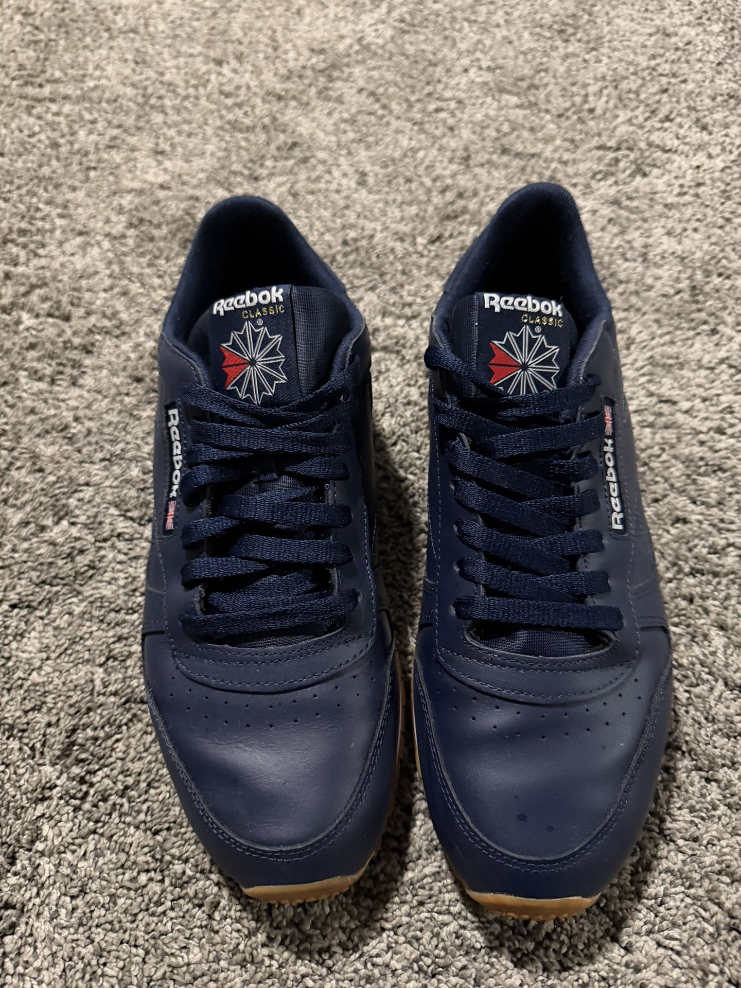 Reebok Classic Leather (Blue , Size 10)