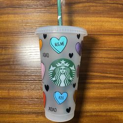Personalized Starbucks Cup Valentines Day