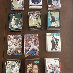 Box Of Baseball Cards With A Few Hockey Only $5