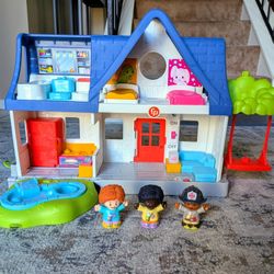 Little People House And Bonus Bus