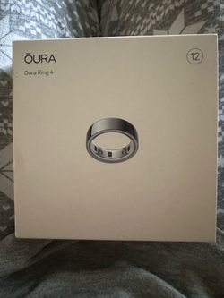 Silver Oura ring 4  size 12