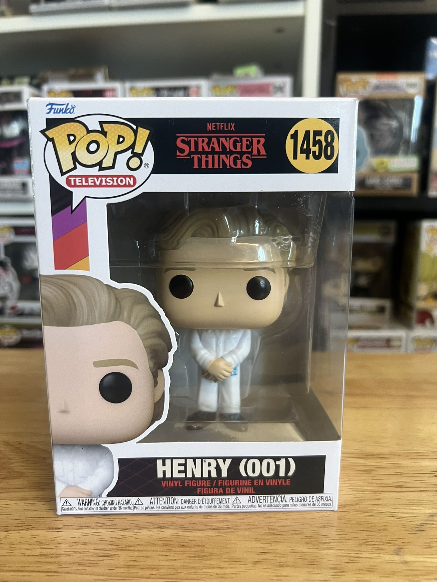 Henry 001 Stranger Things Funko Pop #1458 Television Sci-Fi Science Fiction Toy
