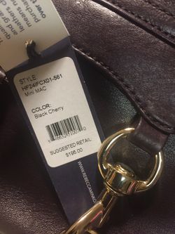 Brand new Rebecca Minkoff black cherry mini bag
