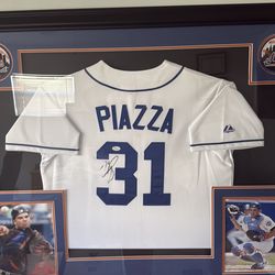 Mike piazza Hall of Famer Signed Jersey