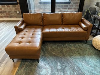 StyleWell Goodwin 2-Piece Faux Leather Sectional
