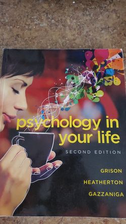 Psychology in Your Life text book