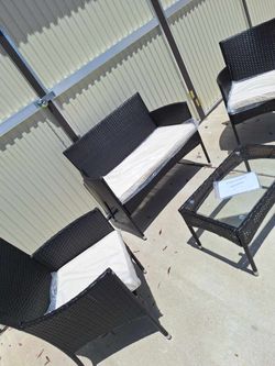 Outdoor Small Set 4-Piece Brown (( $240 FIRM ))