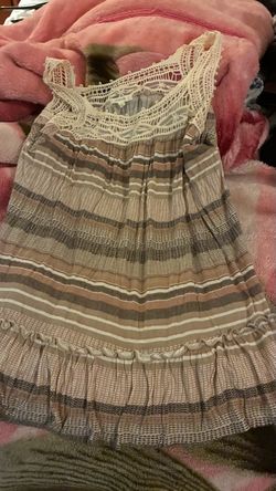 Brown neutral tank top