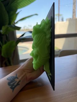 3D printed glow in the dark JOKER wall art