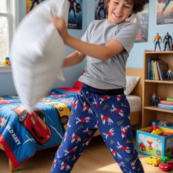 Boys XL Old Navy Pajama Jogger Pants Soft Micro Fleece Sleepwear Lounge Bottoms