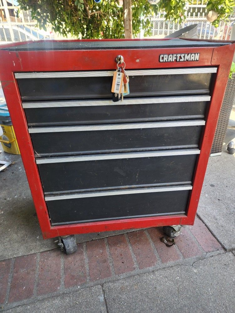 CRAFTSMAN 26 Inch 5-Drawer Rolling Tool Cabinet