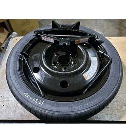 FORD MUSTANG SPARE TIRE KIT 18" WITH JACK TOOLS FITS 2015 2016 2017 2018 2019